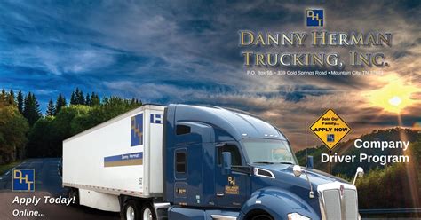 danny herman trucking lease purchase|Danny Herman Trucking .